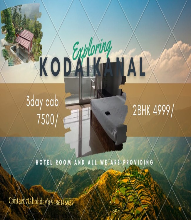 7gholidaysbala, tour packages